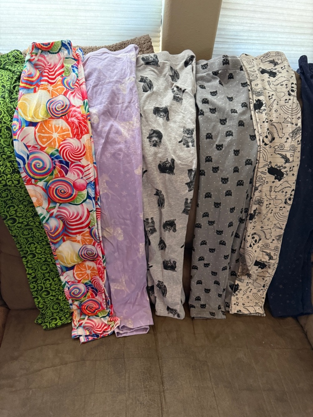 Kids Multicolor leggings bundle -7 pairs